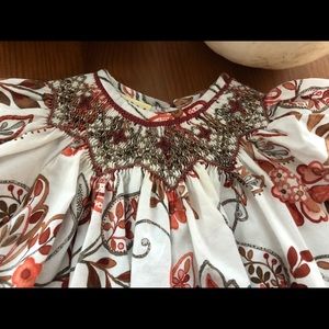 Le Za Me fall smocked dress